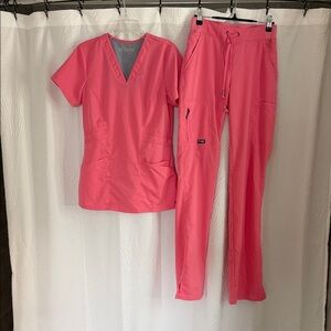 Grey's Anatomy Gray Scrub Top with bottoms